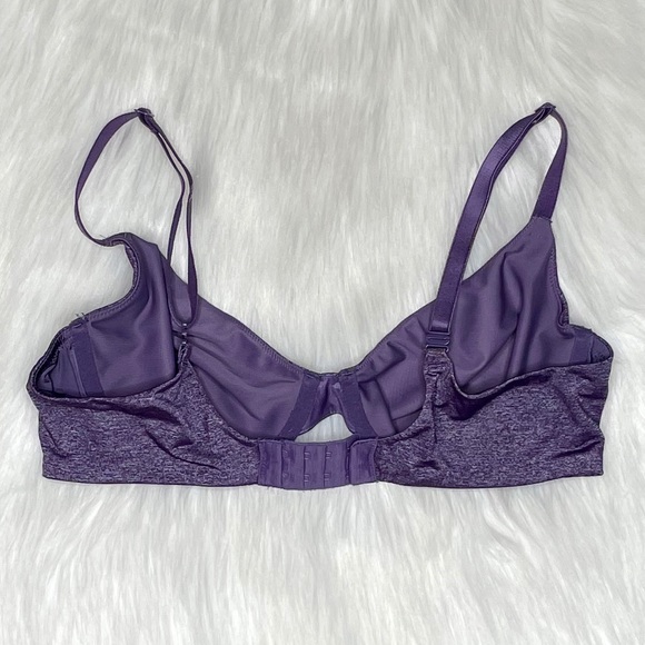 Victoria’s Secret Unlined Semi Demi Purple Bra 36C - Picture 2 of 5